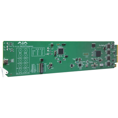 AJA OG-3G-AMD 3G-SDI 8-Channel 24-bit AES Embedder/Disembedder, DashBoard Support