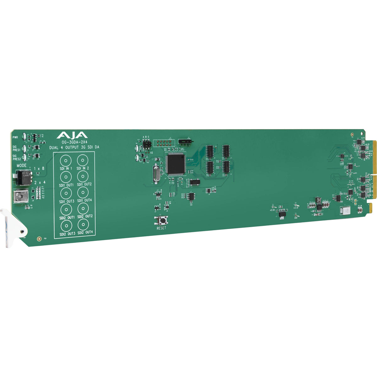 AJA OG-3GDA-2X4 2x4 or 1x8 3G-SDI Reclocking DA, DashBoard Support