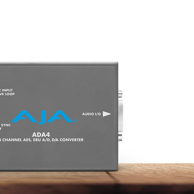 AJA ADA4 Audio A/D and D/A Converter, 4-Channel Bidirectional, Balanced XLR