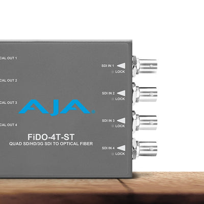 AJA FiDO-4 4-Channel ST-R0 LC Fiber