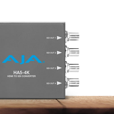 AJA HA5-4K 4K HDMI to 4K 4x 3G-SDI, also Supports HD-HDMI to HD SDI