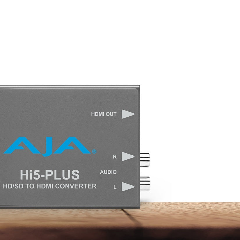 AJA Hi5-Plus 3G-SDI to HDMI with PsF to P support, Includes 1 Meter HDMI Cable