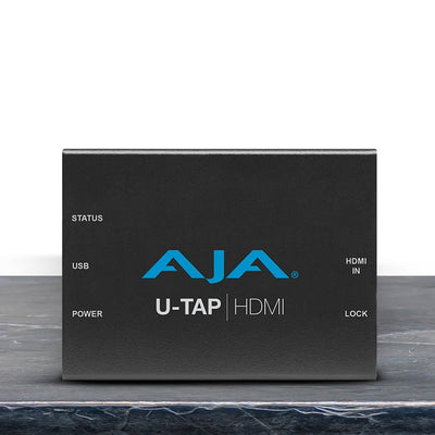 AJA U-TAP-HDMI HD/SD USB 3.0 Capture Device for Mac/Windows/Linux with HDMI Input, Bus Powered, No Driver Software Necessary