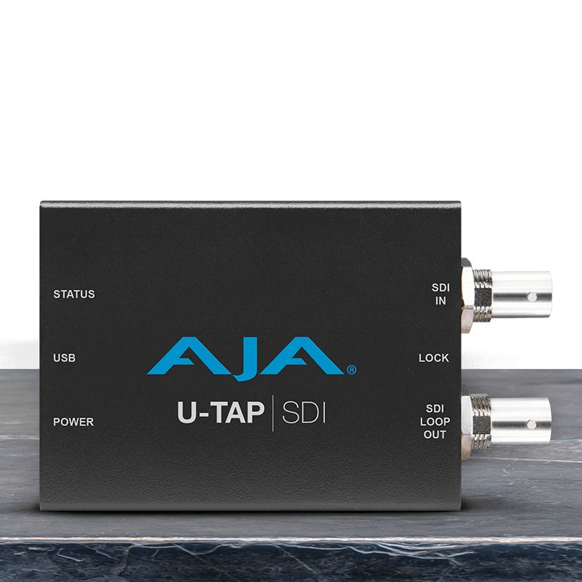 AJA U-TAP-SDI HD/SD USB 3.0 Capture Device for Mac/Windows/Linux with 3G-SDI Input, Bus Powered, No Driver Software Necessary