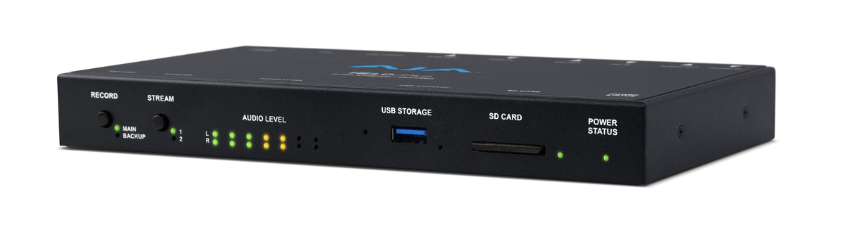 AJA HELO Plus H.264/MPEG-4 HD/SD Recorder and Streaming Appliance with 3G-SDI and HDMI Inputs/ Outputs