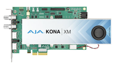 AJA KONA XM 12G-SDI and HDMI 2.0 Ultra Low Latency PCIe card, with Fan, Active Cooling
