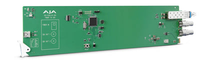 AJA OG-FiDO-R-12G-ST 1-Channel 12G-SDI/ST Single Mode ST Fiber Receiver, DashBoard Support