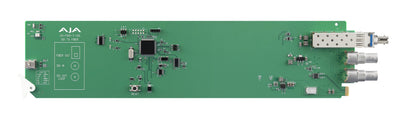 AJA OG-FiDO-T-12G-ST 1-Channel 12G-SDI to Single Mode ST Fiber Transmitter, DashBoard Support