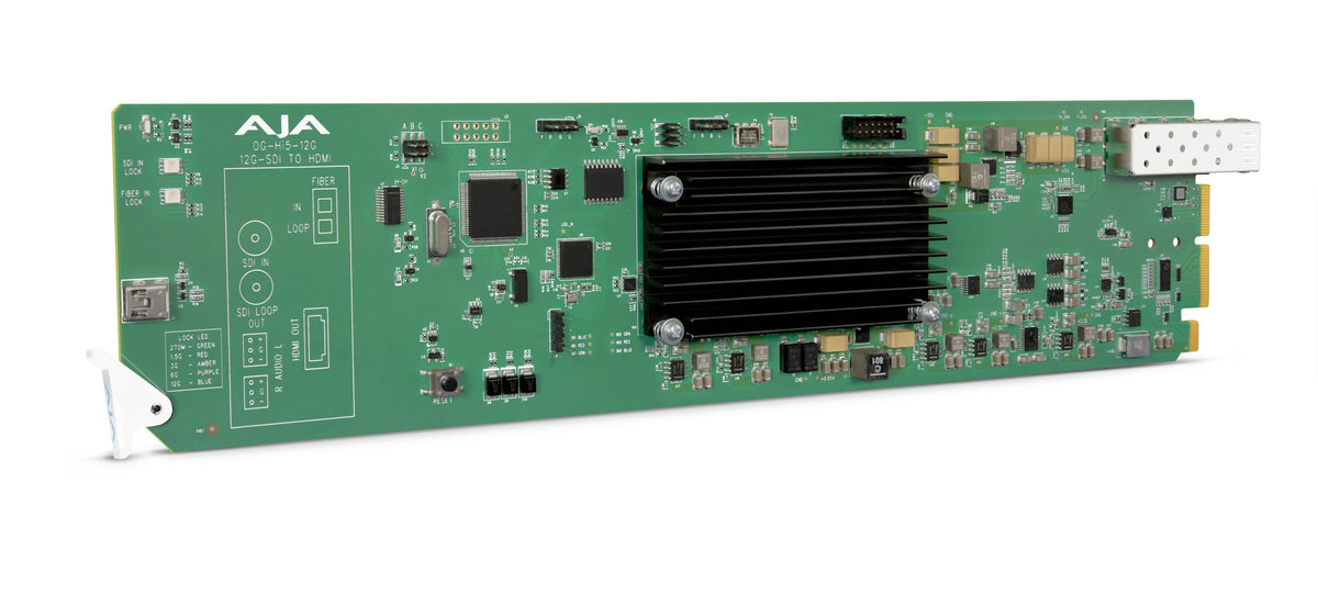 AJA OG-Hi5-12G openGear 12G-SDI to HDMI 2.0 Conversion