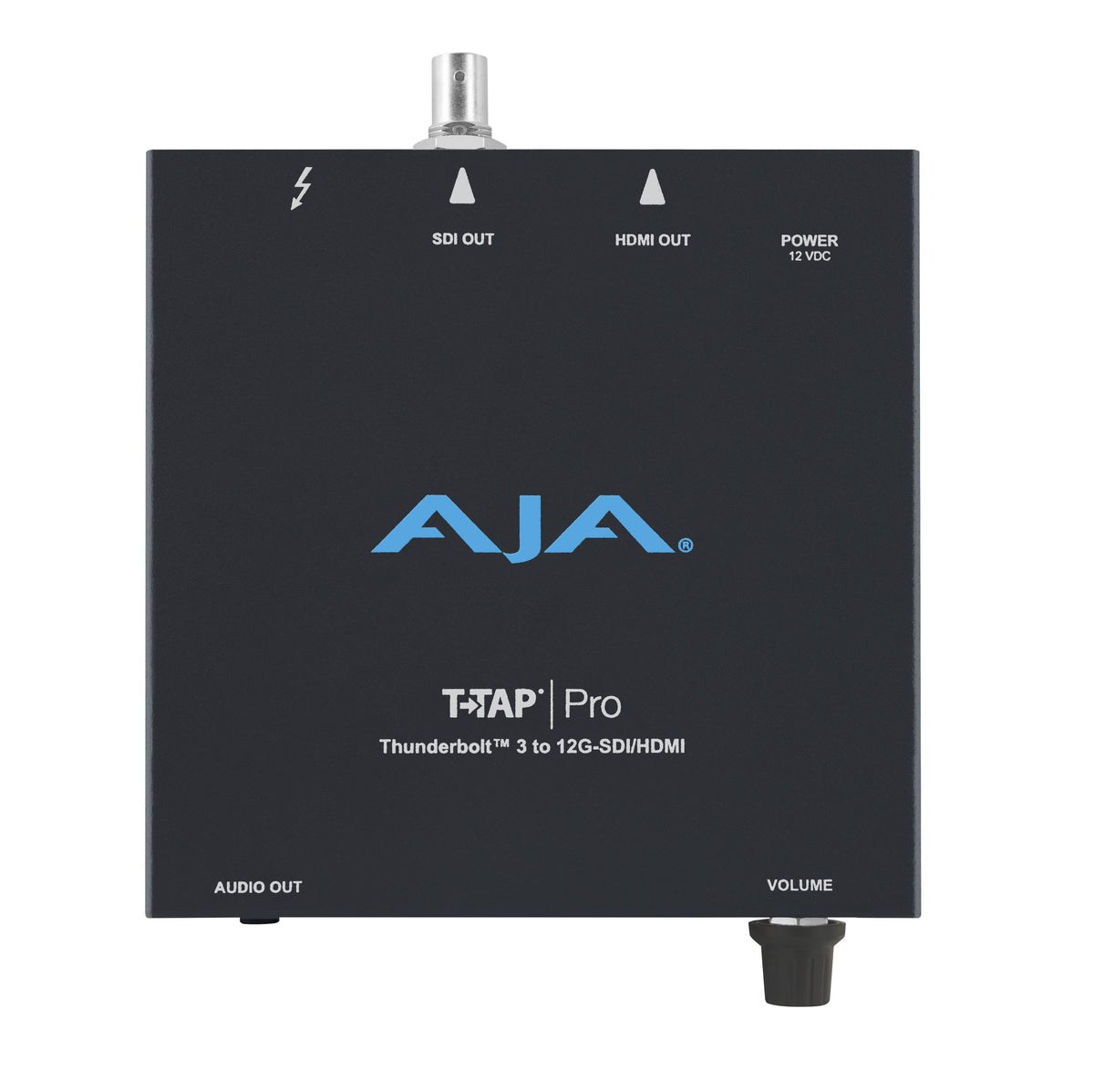 AJA T-TAP Pro 12G-SDI and HDMI v2.0 output 4K/HD with 12/10-bit and HDR (Thunderbolt cable not included)