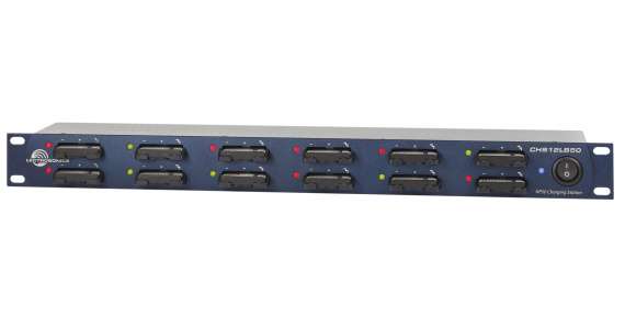 Lectrosonics CHS12LB50A Charger 12 Bay LB-50 LI-ION Battery with DCR5/9AU