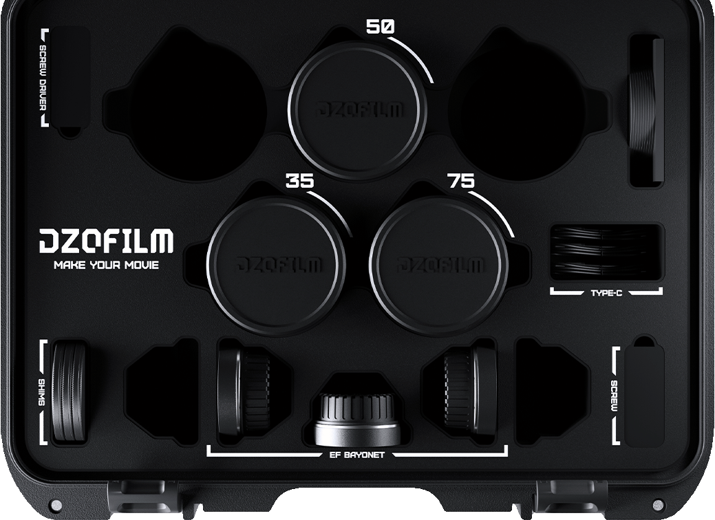 DZOFilm VESPID Cyber Full Frame 75mm T2.1 Prime Lens (PL & EF Mounts)