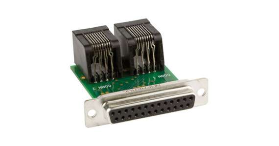 Lectrosonics DB2CAT5 Dual CAT5 To DB25 Adapter Cable for Rcwpb8, Dm Series