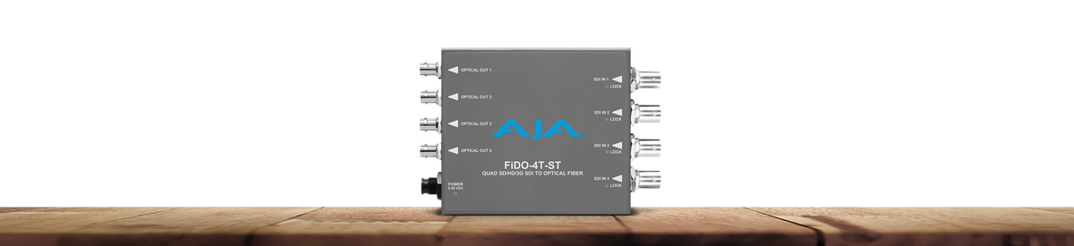 AJA FiDO-4 4-Channel ST-R0 LC Fiber