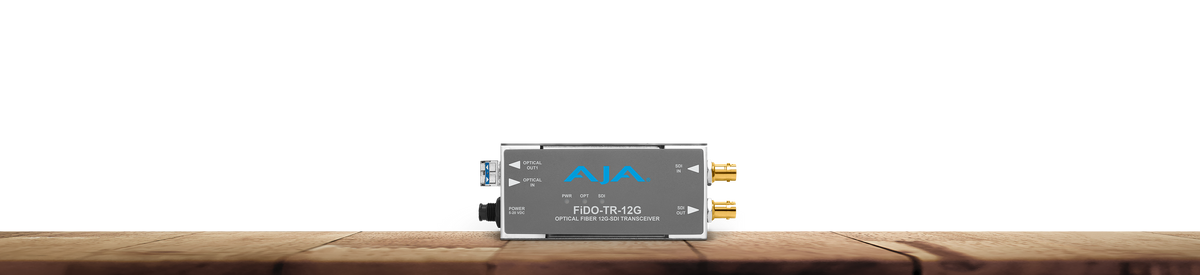 AJA FiDO-TR-12G 1-Channel 12G-SDI/LC Single Mode LC Fiber Transceiver