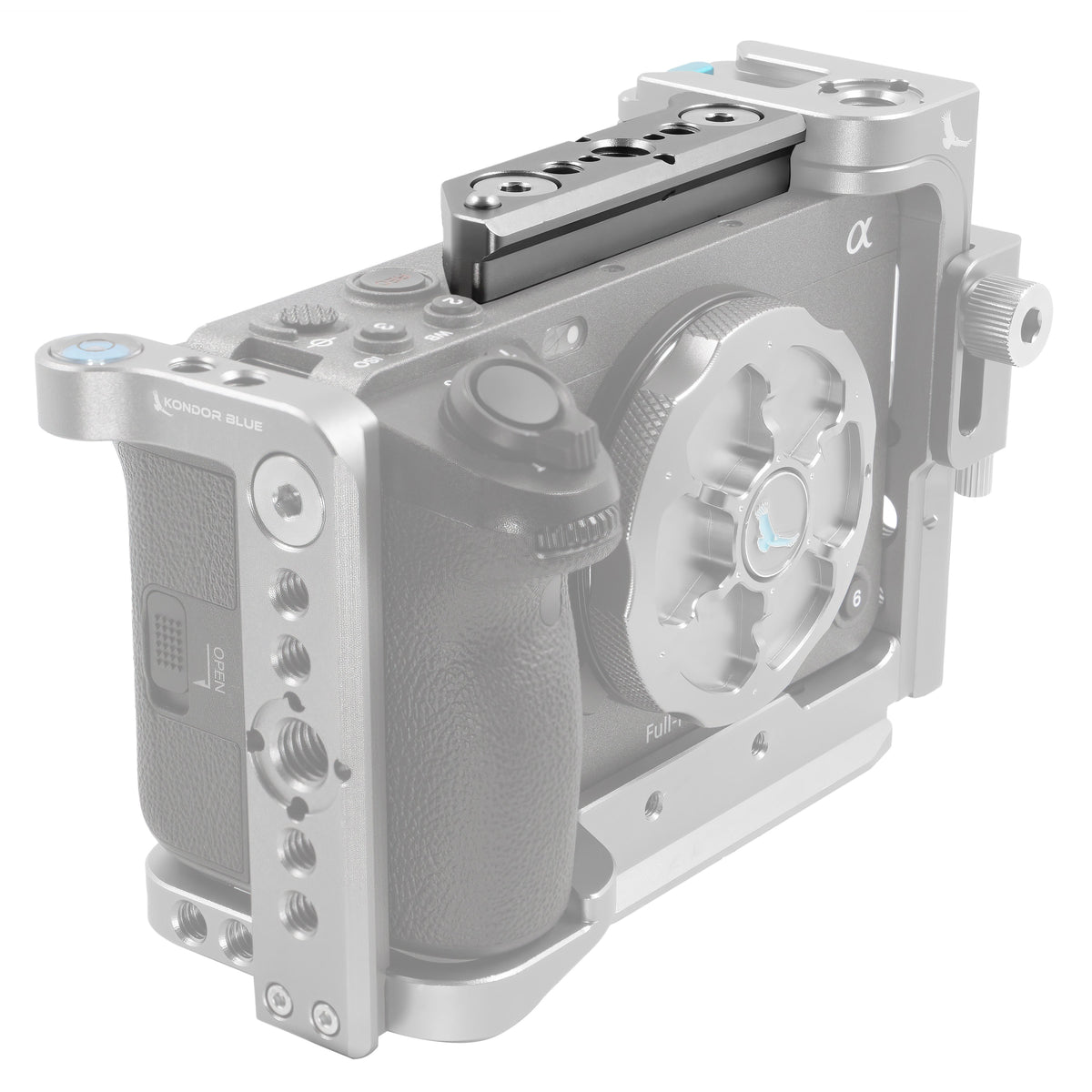 Kondor Blue Sony FX3/FX30 Top NATO Rail (Rail Only) (Space Gray)