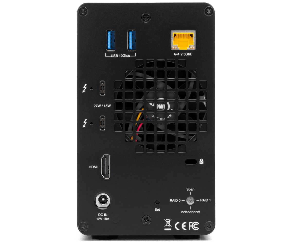 OWC Gemini Ultra X2 8TB Thunderbolt 40Gb/s Dock And NVMe RAID Storage Solution