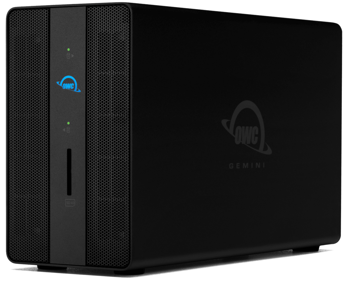 OWC Gemini Ultra X2 8TB Thunderbolt 40Gb/s Dock And NVMe RAID Storage Solution
