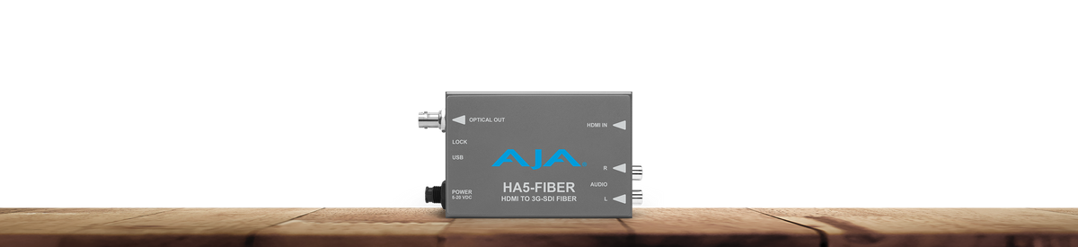 AJA HA5-Fiber HA5 with ST Fiber Output, HDMI to 3G-SDI Protocol on Fiber