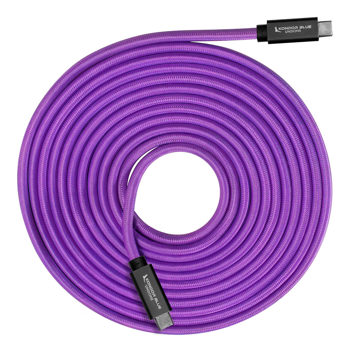 Kondor Blue Gerald Undone 15FT Tether USB-C 3.2 Cable for Data & Charging (Right Angle)