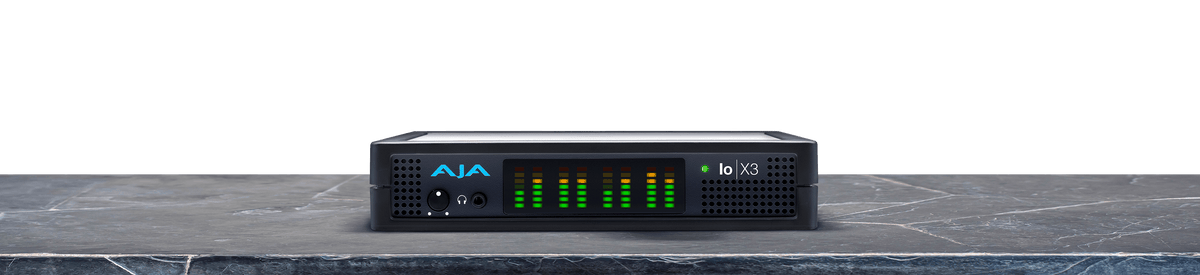 AJA Io X3 2K/HD/SD 3G-SDI and HDMI Video I/O over Thunderbolt 3