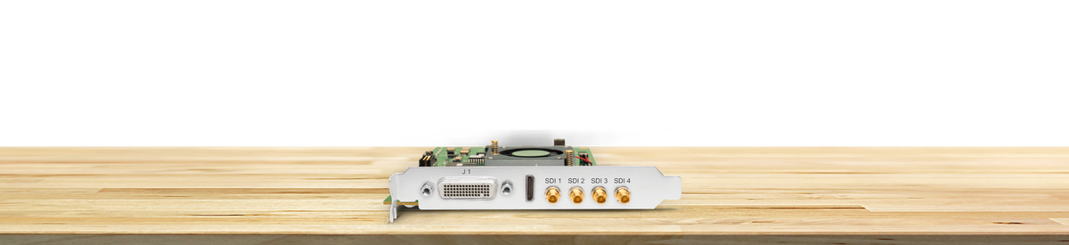AJA KONA 4 4K/2K/3G/Dual Link/HD/SD I/O, 10-bit PCIe Card, HDMI Output with HFR support