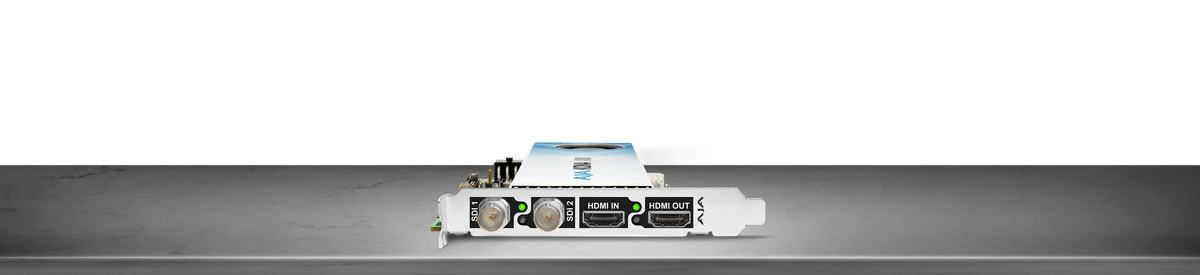 AJA KONA XM, Fanless 12G-SDI and HDMI 2.0 Ultra Low Latency PCIe card, no Fan, Passive Cooling