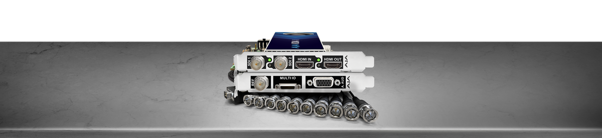 AJA KONA X 12G-SDI and HDMI 2.0 Ultra-Low Latency PCIe Card