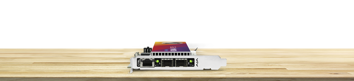 AJA KONA IP25 SMPTE ST 2110 Uncompressed IP I/O with 25 GigE Tx and Rx