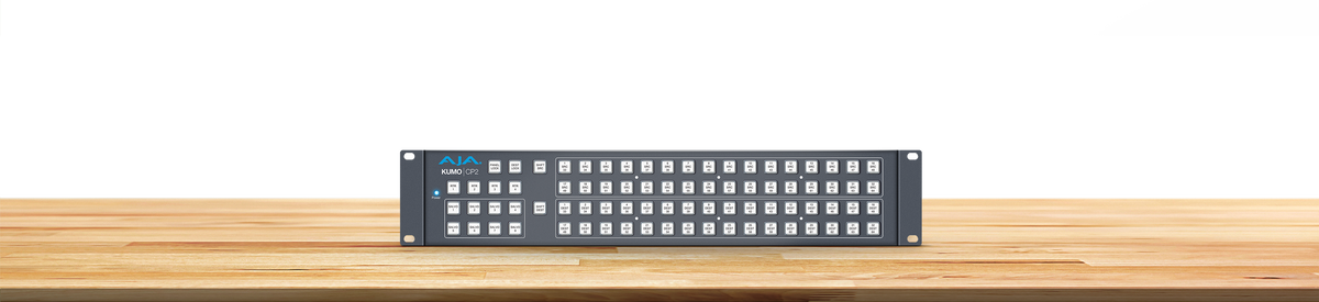 AJA KUMO CP2 2RU Hardware Control Panel for KUMO Routers