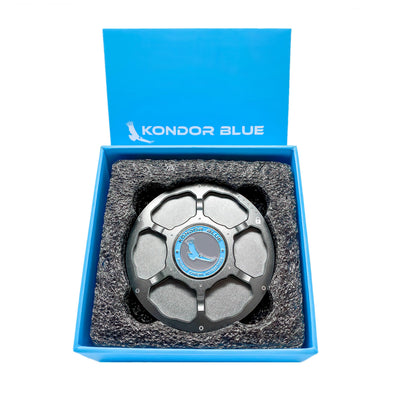 Kondor Blue Canon EF Cine Cap Metal Body Cap for Camera Lens Port (Space Gray)