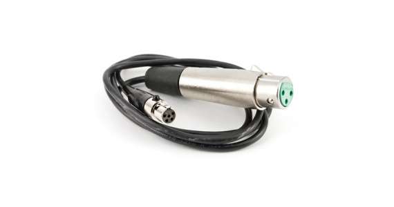 Lectrosonics MC60 Cord, 37", XLR/TA5F, Phan Power on XLR