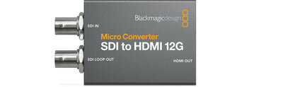 Blackmagic Design Micro Converter - SDI to HDMI 12G with PSU