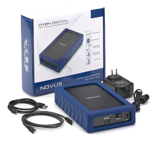 Oyen Digital Novus External USB-C Rugged Desktop Hard Drive