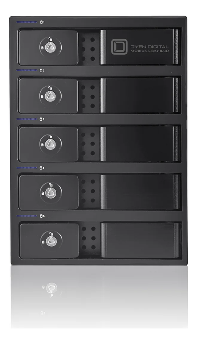 Oyen Digital 40TB Mobius 5-Bay FireWire 800, eSATA, USB 3.0 RAID Hard Drive Array