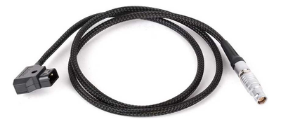 Anton Bauer P-Tap to Canon, unregulated Lemo style with Braided Flex Cable