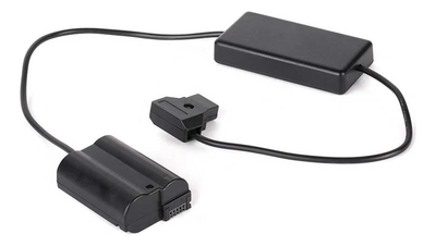 Anton Bauer P-Tap to Nikon, regulated 7.0V Dummy EN-EL15 battery