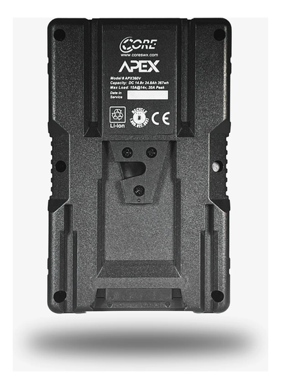Core SWX APEX 360 High-Capacity 14.8V/367Wh Li-Ion V-Mount Battery