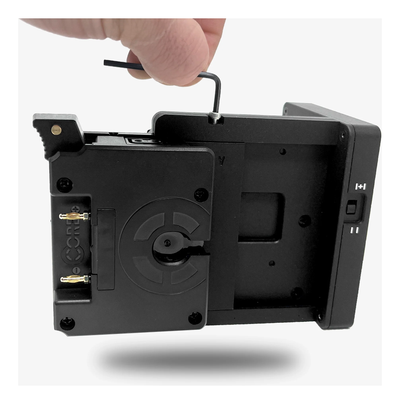 Core SWX Sharkfin Dual Battery Plate for RED V-RAPTOR & KOMODO-X