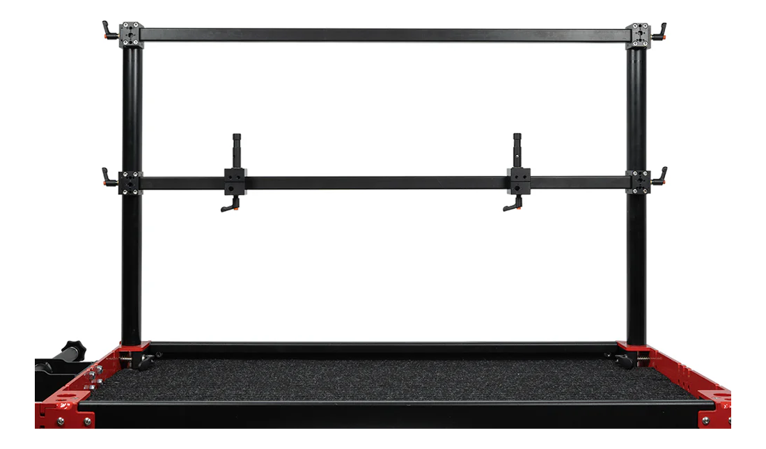 Upgrade Innovations Whaley Rail Monitor Mounting Frame - YaegarPro 52" - Double Rail