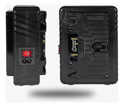 Core SWX GPM-X2A Mini Dual Travel Battery Charger (Gold Mount)