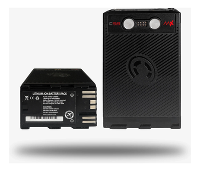 Core SWX NANO-C98MX HDV Battery with Ring LED Gauge (98Wh, Canon BP-A)