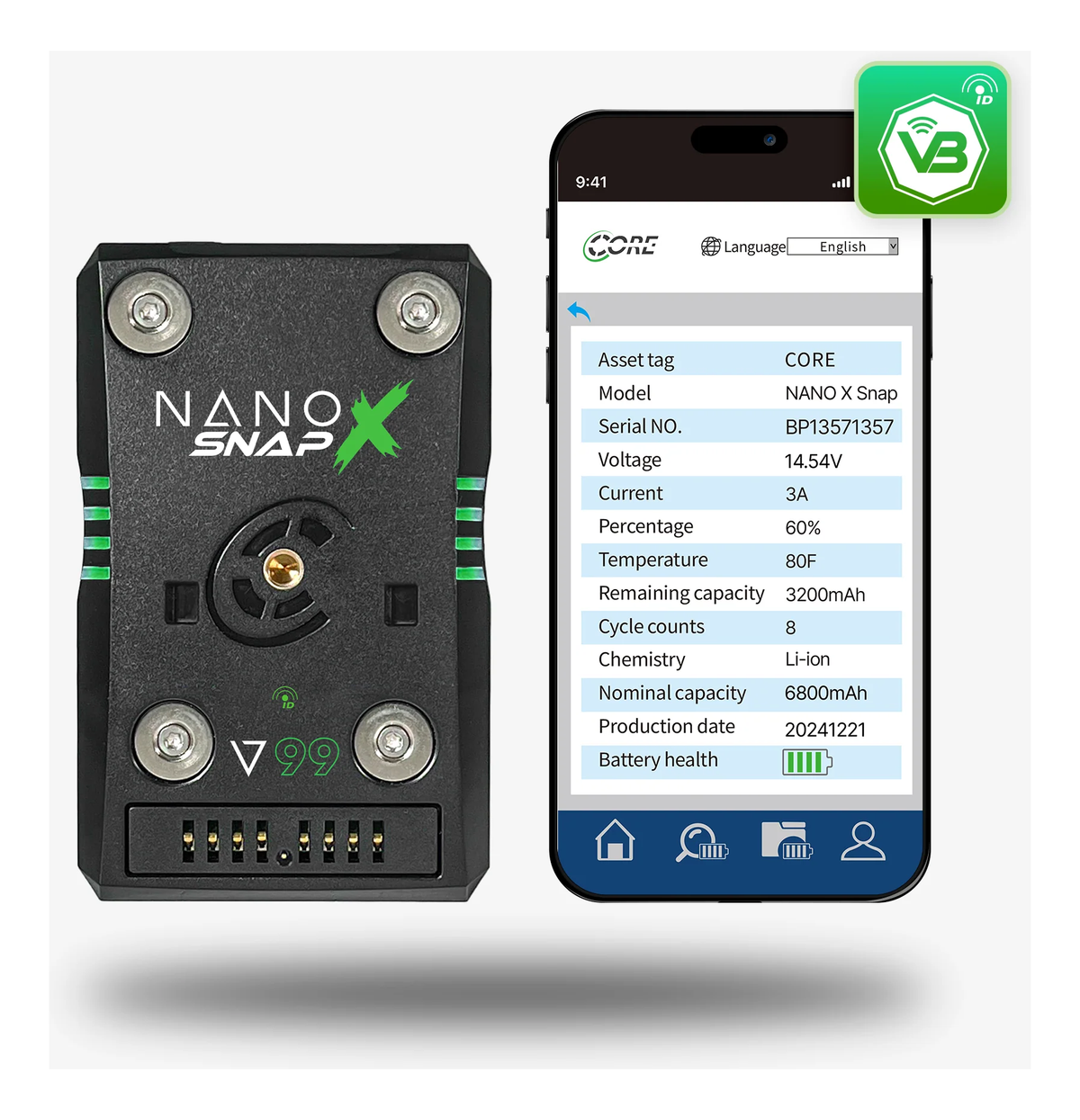 Core SWX NANO X SNAP 99Wh Li-Ion Battery
