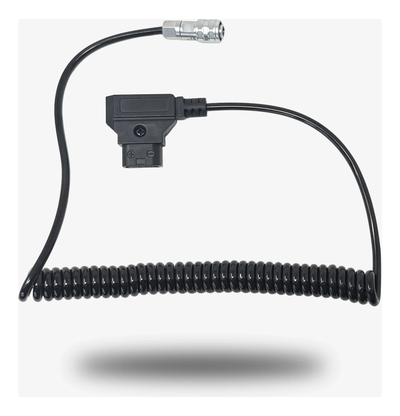 Core SWX Coiled D-Tap to 2-Pin Cable for Blackmagic Pocket 4K & 6K (18 to 48")