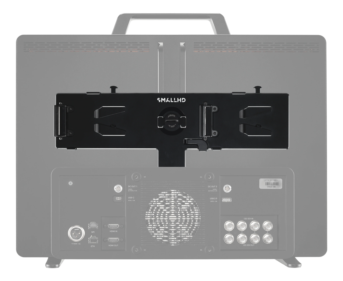 SmallHD Dual V-Mount Battery Bracket (14v/26v) for SmallHD 4K Monitors