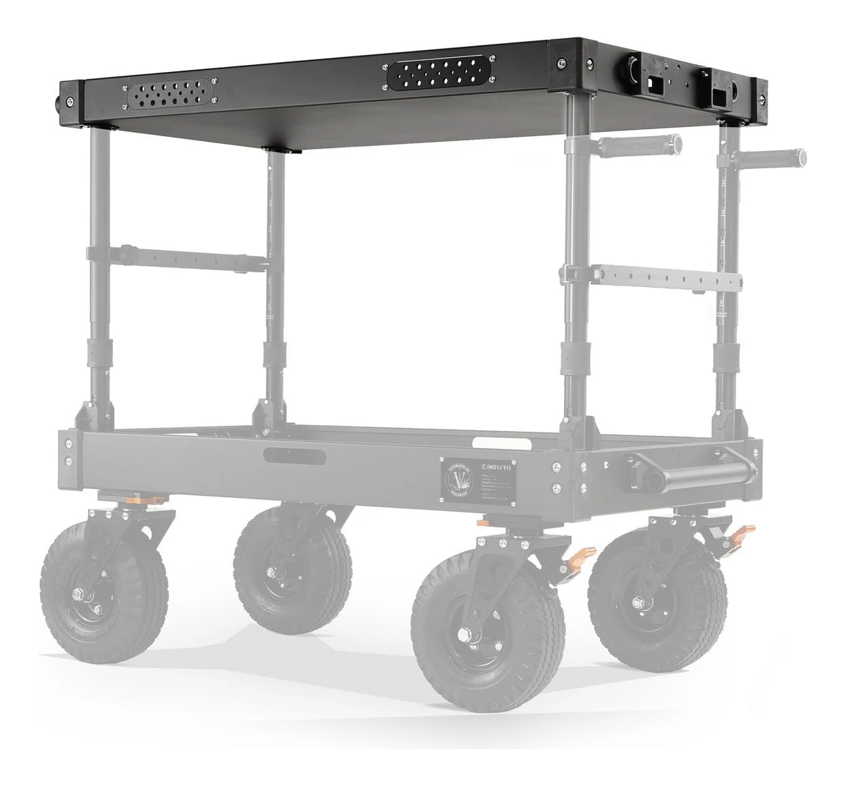 Inovativ 4-Sided Top Shelf with Threaded Rail Plates for Voyager