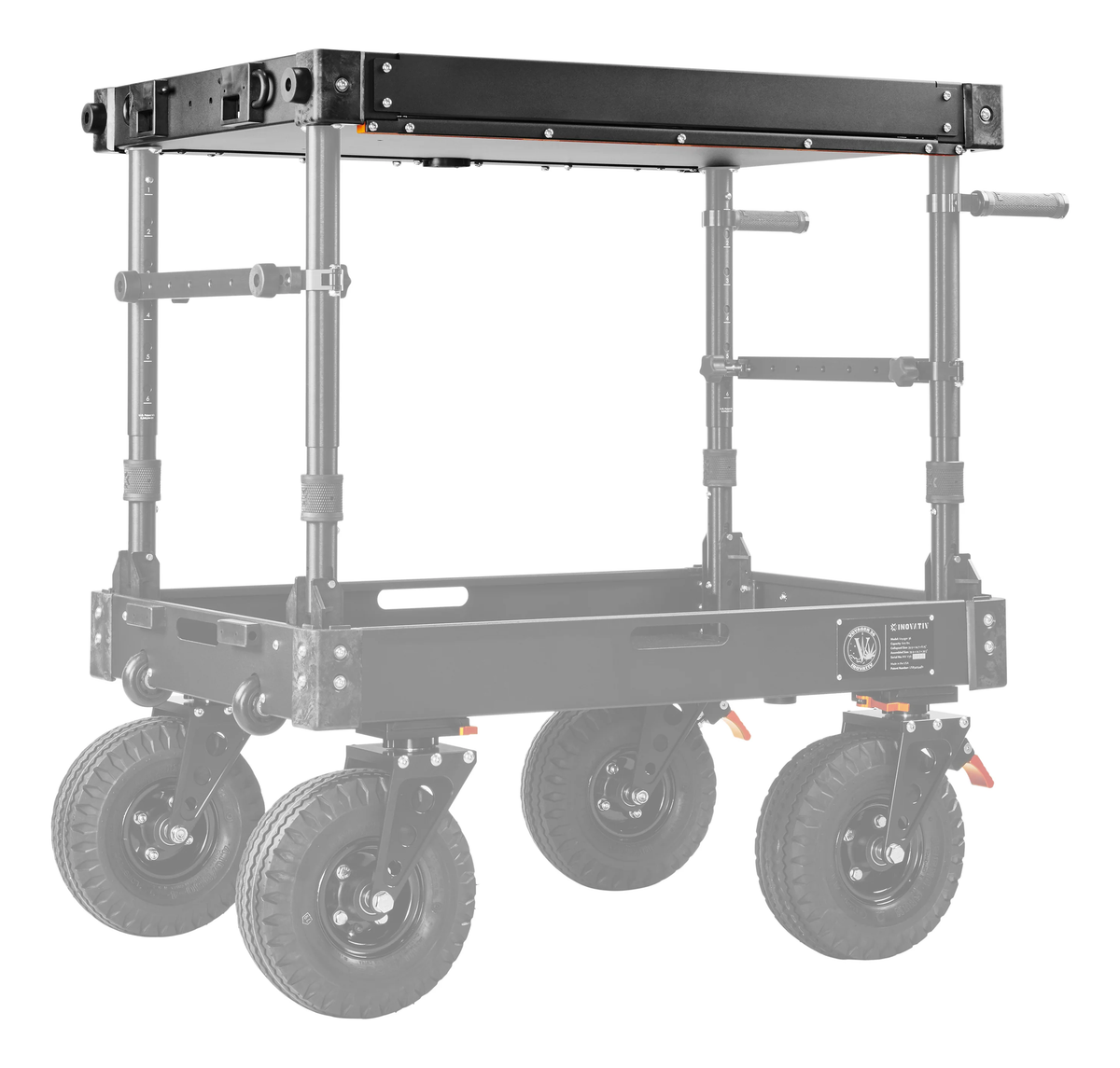 Inovativ X-Top Shelf with Threaded Rail Plates for Voyager