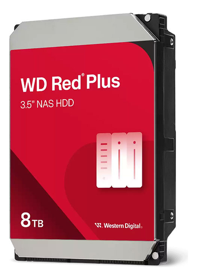 Western Digital Red Plus Internal NAS HDD 3.5 5400 RPM SATA 6 Gb/s