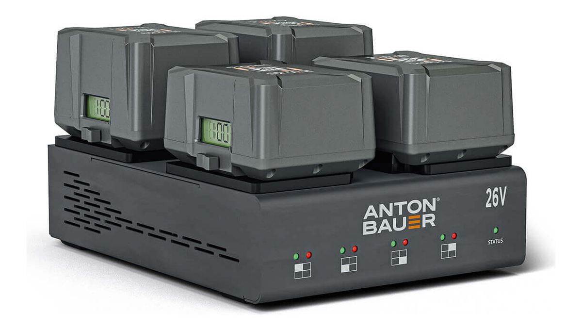 Anton Bauer Dionic 26V LP4 Quad B-mount Charger