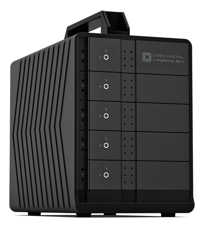 Oyen Digital 40TB Fortis 5C 5-Bay USB-C External Drive Array w/ SoftRAID Pro